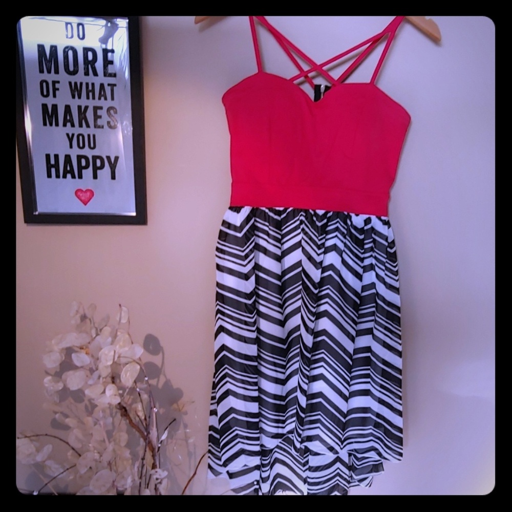 Charlotte Russe Strappy Midi High-Low